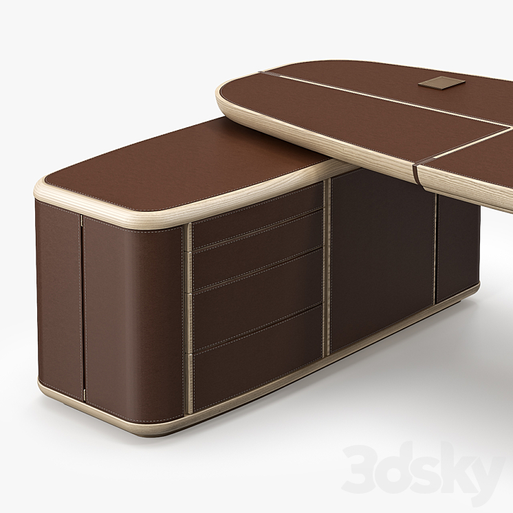 Giorgetti Tycoon Desk 3DS Max - thumbnail 2