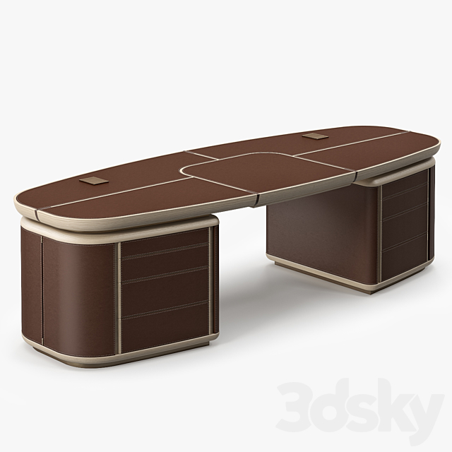 Giorgetti Tycoon Desk 3DS Max Model - thumbnail 2