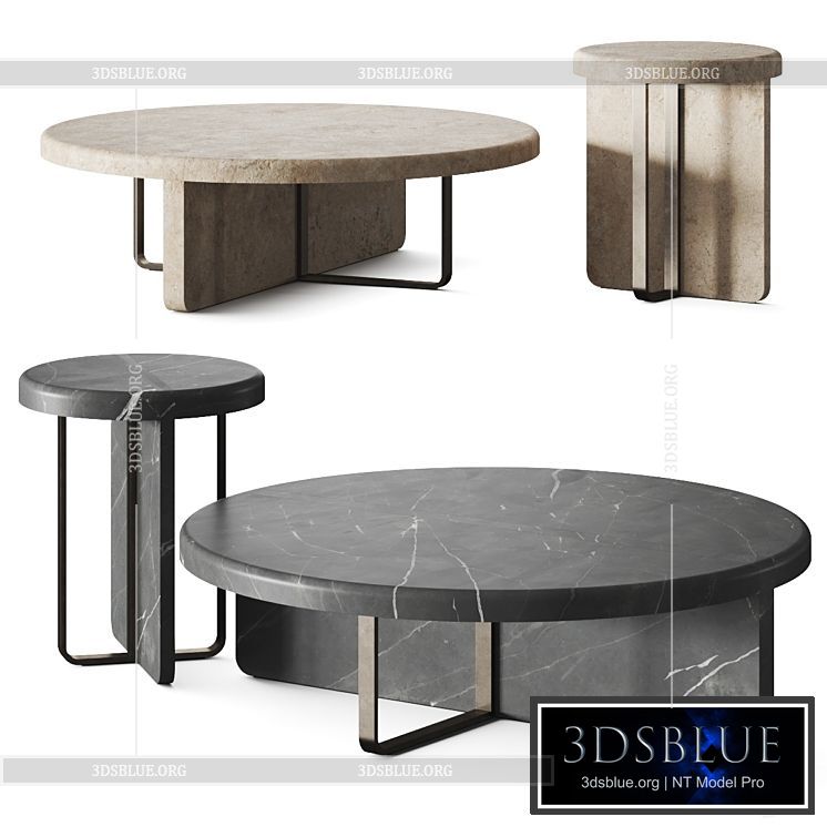 Giorgio Bonaguro Line Coffee Tables 3DS Max - thumbnail 3