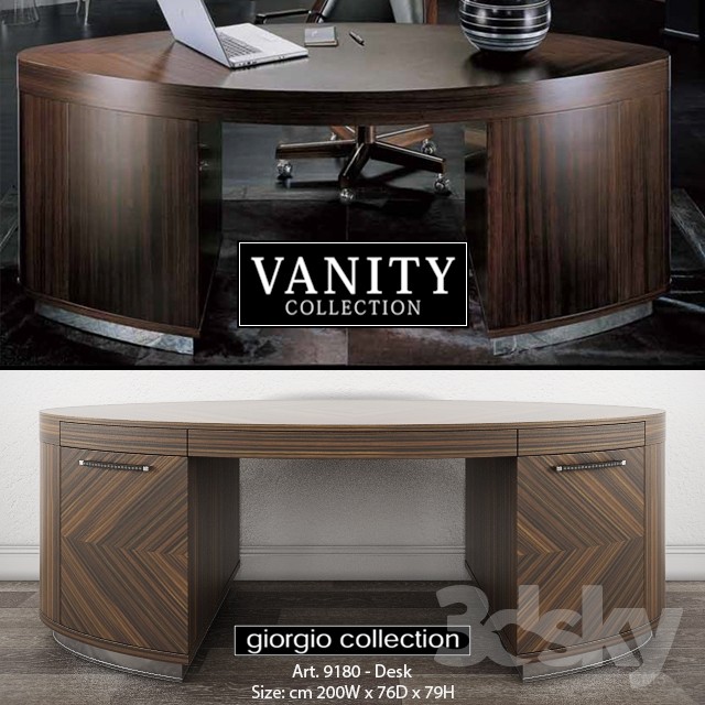 GIORGIO COLLECTION Vanity – Art. 9180 – Desk 3DS Max - thumbnail 3