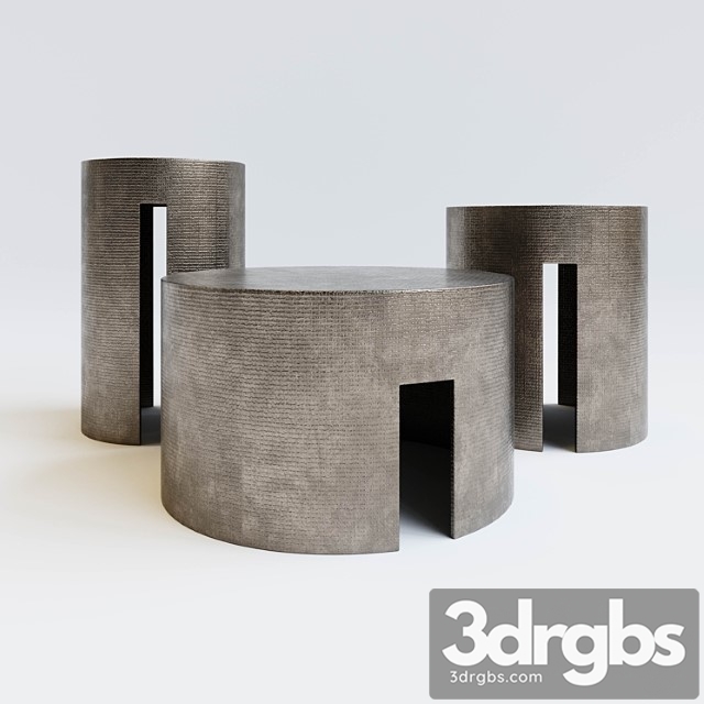 Gong side table meridiani 2 3dsmax Download - thumbnail 1