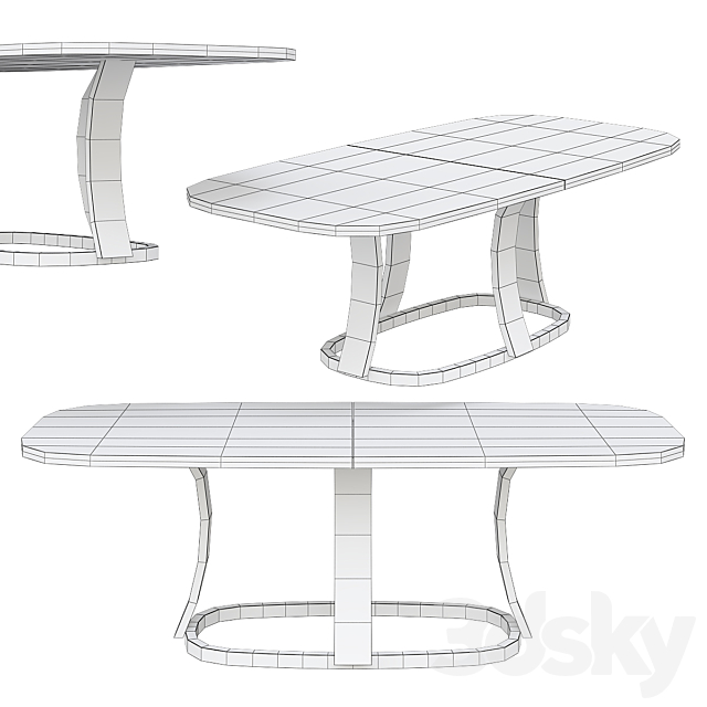 Grace table 3DSMax File - thumbnail 2