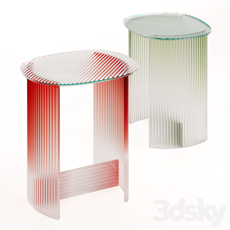 gradient table 3DS Max Model - thumbnail 1