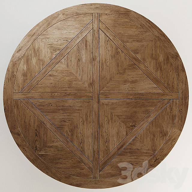 GRAMERCY HOME – ALFORD ROUND TABLE 301.009-2N7 3DS Max Model - thumbnail 2