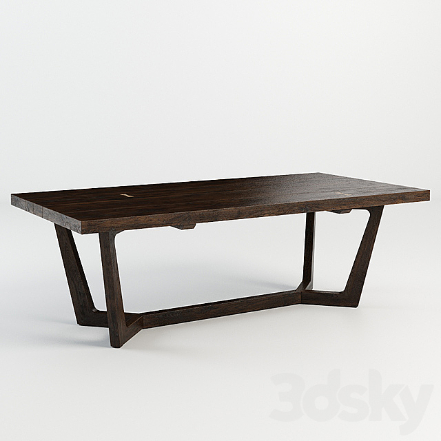 GRAMERCY HOME – JADA COFFE TABLE 521.026-SE 3DS Max Model - thumbnail 1