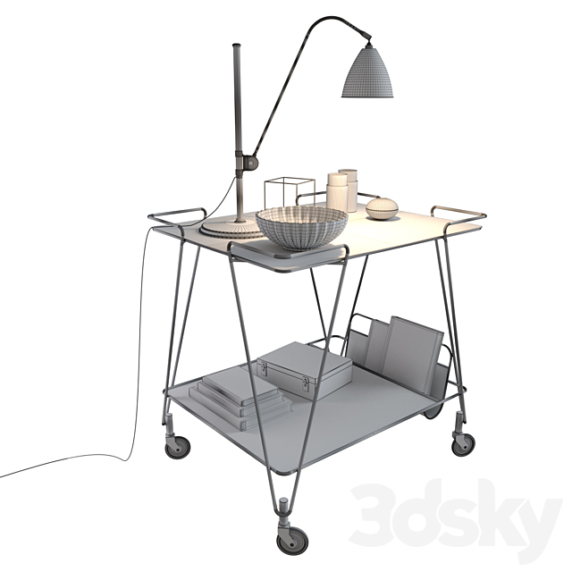 GUBI TROLLEY 3DS Max Model - thumbnail 3