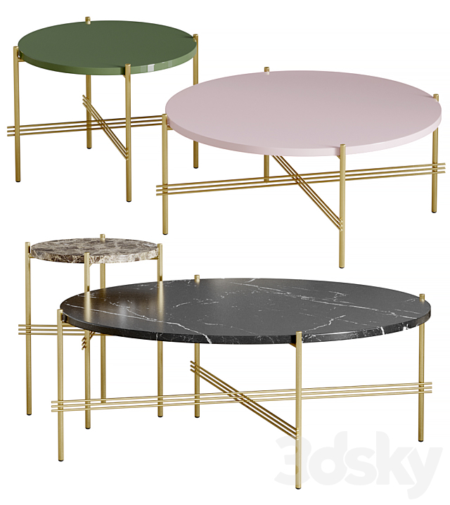 GUBI TS Coffee Table 3DSMax File - thumbnail 2