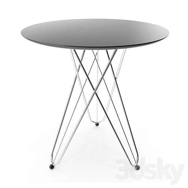 Gueridon Wire Table 3DSMax File - thumbnail 1