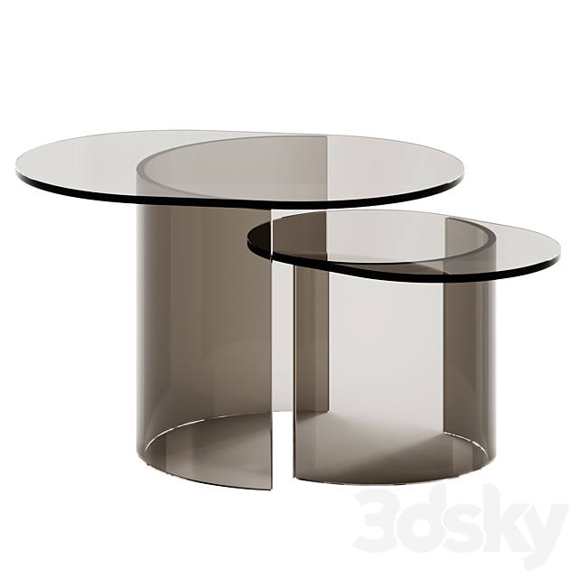 Half Past Side Table by Blu Dot 3DS Max Model - thumbnail 2