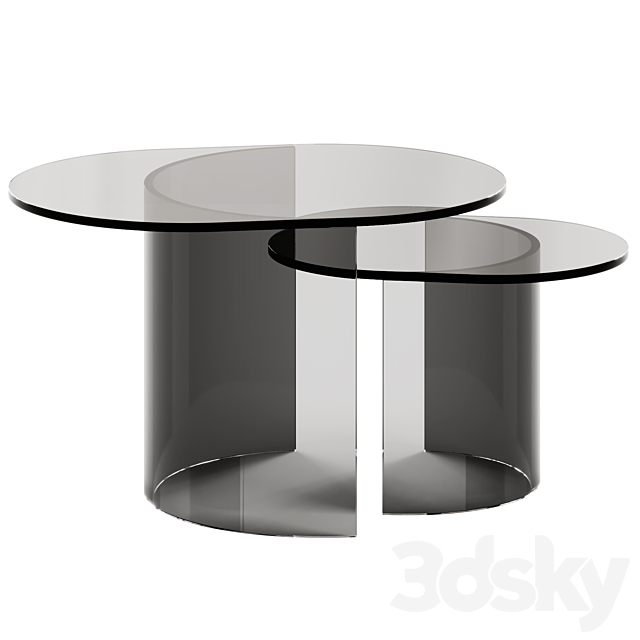 Half Past Side Table by Blu Dot 3DS Max Model - thumbnail 3