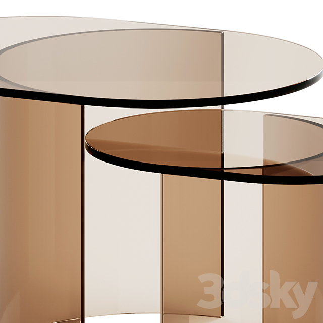 Half Past Side Table by Blu Dot 3DS Max Model - thumbnail 4