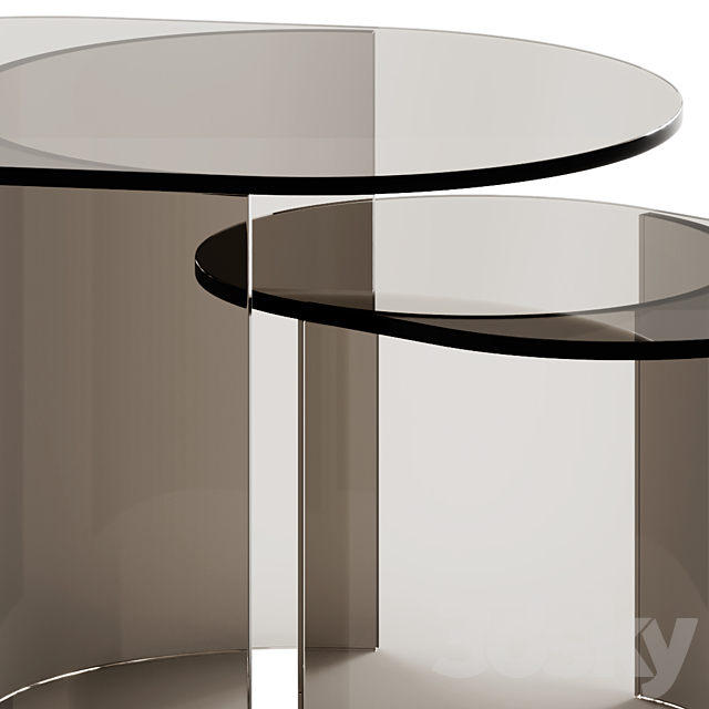 Half Past Side Table by Blu Dot 3DS Max Model - thumbnail 5