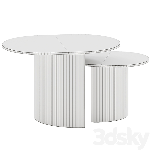 Half Past Side Table by Blu Dot 3DS Max Model - thumbnail 6