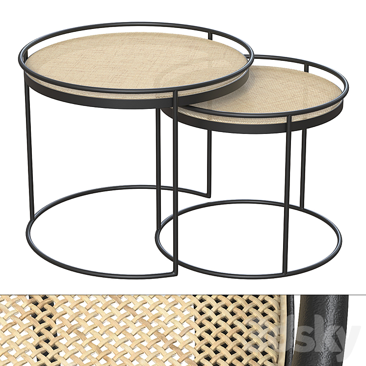 Halmar Manado coffee tables. 3DS Max - thumbnail 1