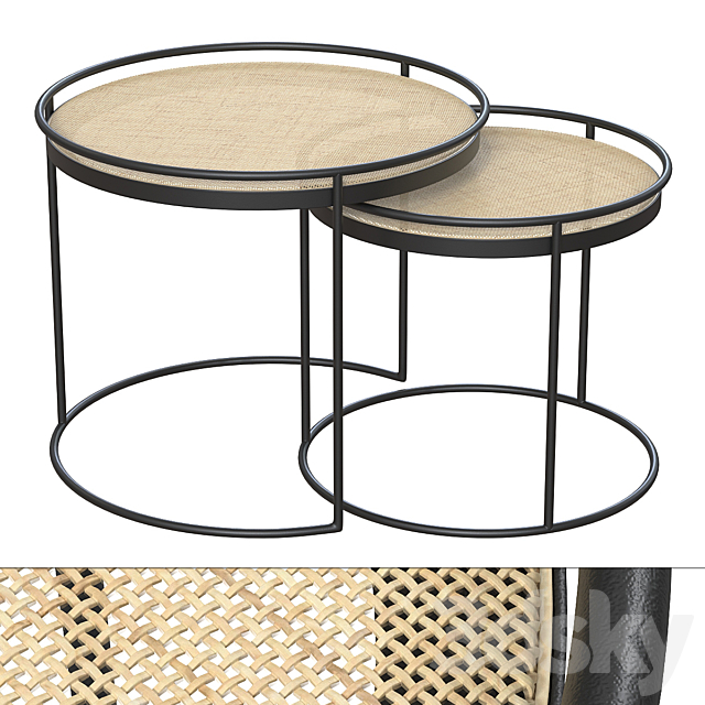 Halmar Manado coffee tables. 3DSMax File - thumbnail 1