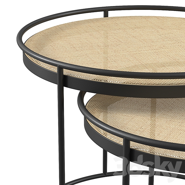 Halmar Manado coffee tables. 3DSMax File - thumbnail 3