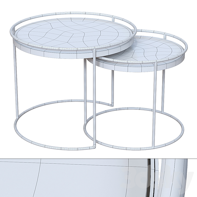 Halmar Manado coffee tables. 3DSMax File - thumbnail 4