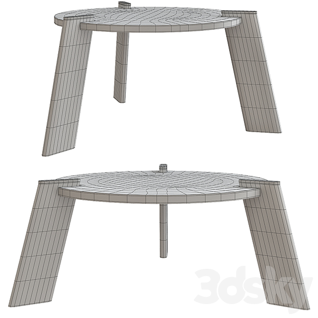 Hamea coffee table 3DSMax File - thumbnail 2