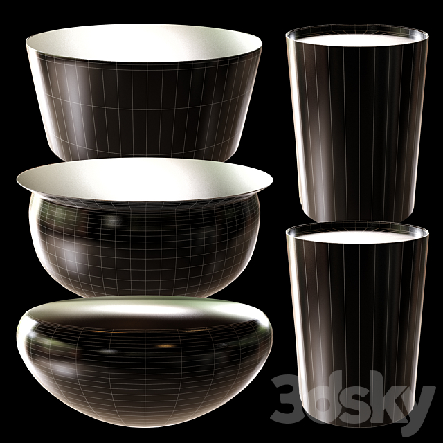 Hammered coffe table 3DSMax File - thumbnail 2