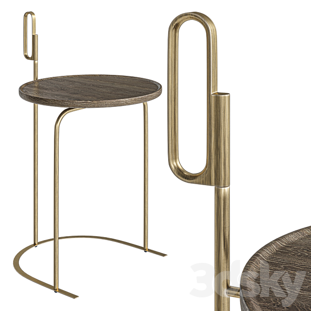 Handle Side Table by De La Espada 3DSMax File - thumbnail 1