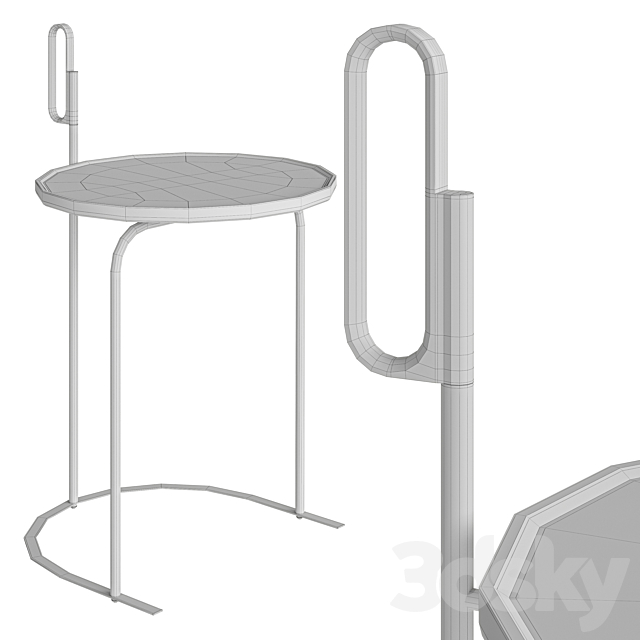 Handle Side Table by De La Espada 3DSMax File - thumbnail 3