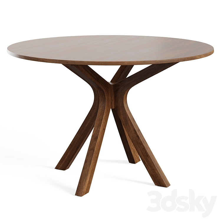 Hansell Dining Table 3DS Max - thumbnail 1