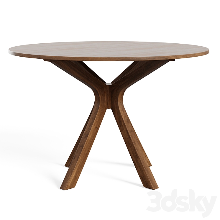 Hansell Dining Table 3DS Max - thumbnail 2