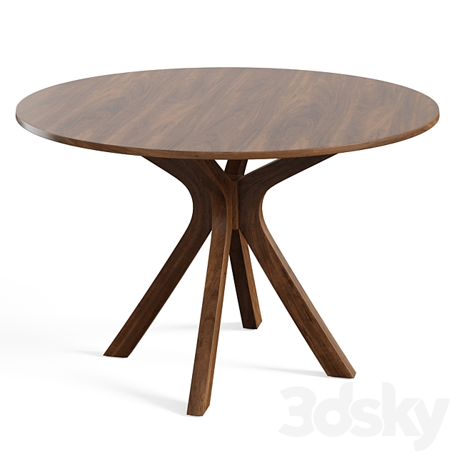 Hansell Dining Table 3DSMax File - thumbnail 3