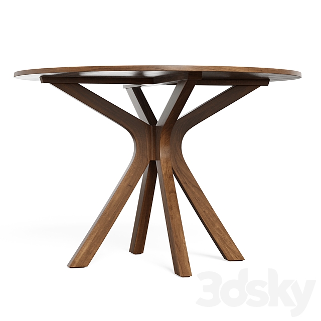 Hansell Dining Table 3DSMax File - thumbnail 5