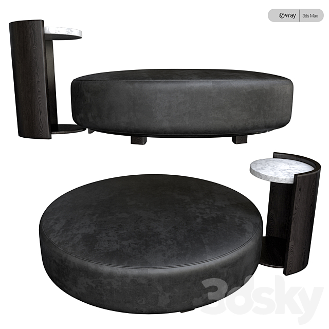 Harmon Coffee Table 3DSMax File - thumbnail 1