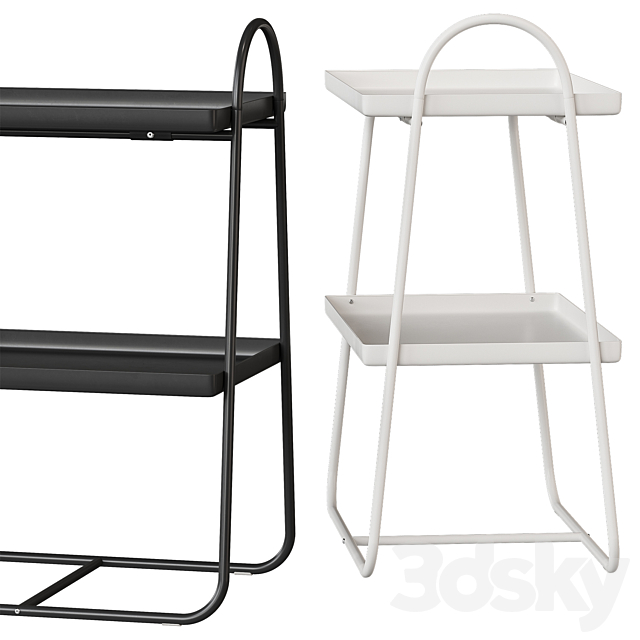 HATTASEN IKEA side table 3ds Max - thumbnail 3