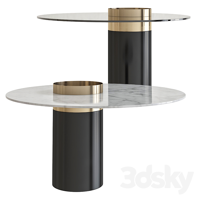 Haumea-T Dining Table Gallotti & Radice 3DSMax File - thumbnail 1