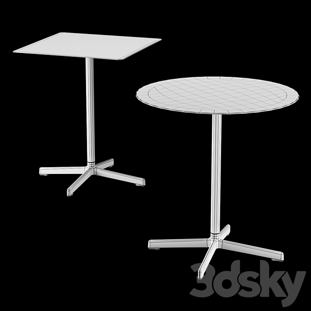 Hay Neu Table & High Table 3DSMax File - thumbnail 5