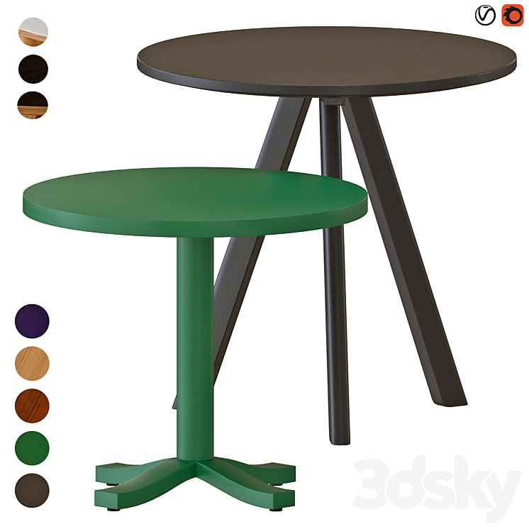 HAY PASTIS COFFEE TABLE 3DS Max - thumbnail 1