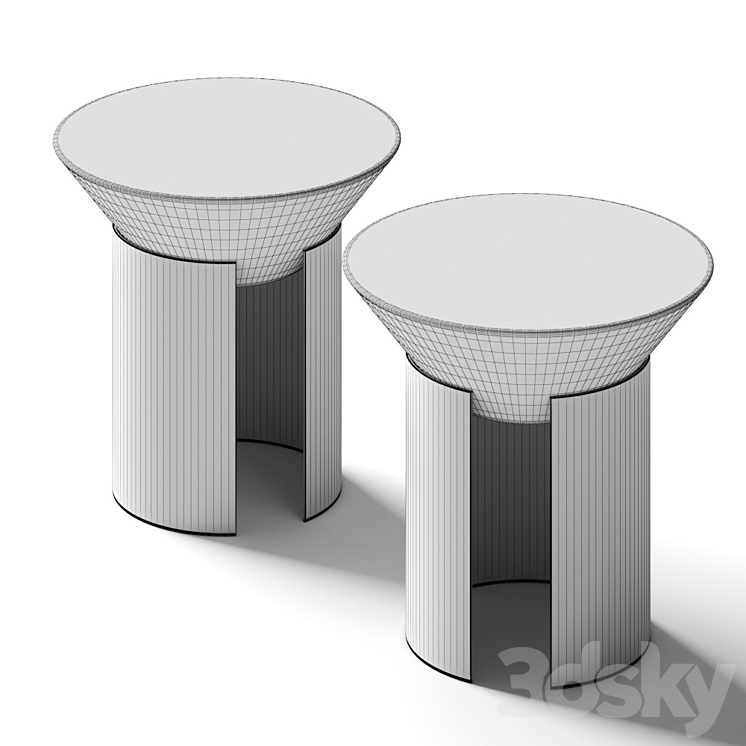 HC28 Cosmo Cone Coffee Tables 3DS Max Model - thumbnail 2