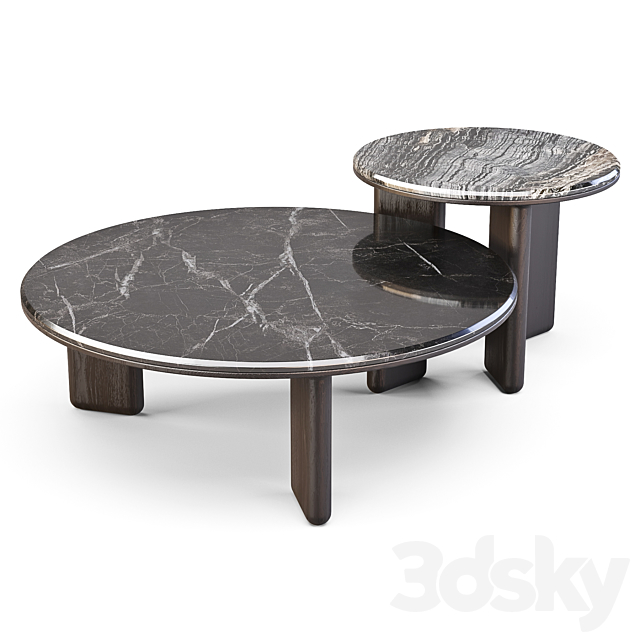 HC28: Oasis – Coffee and Side Tables 3DS Max Model - thumbnail 2