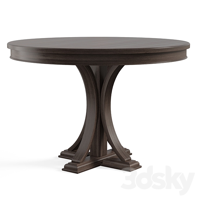 Helena Pedestal Dining Table 3DSMax File - thumbnail 4