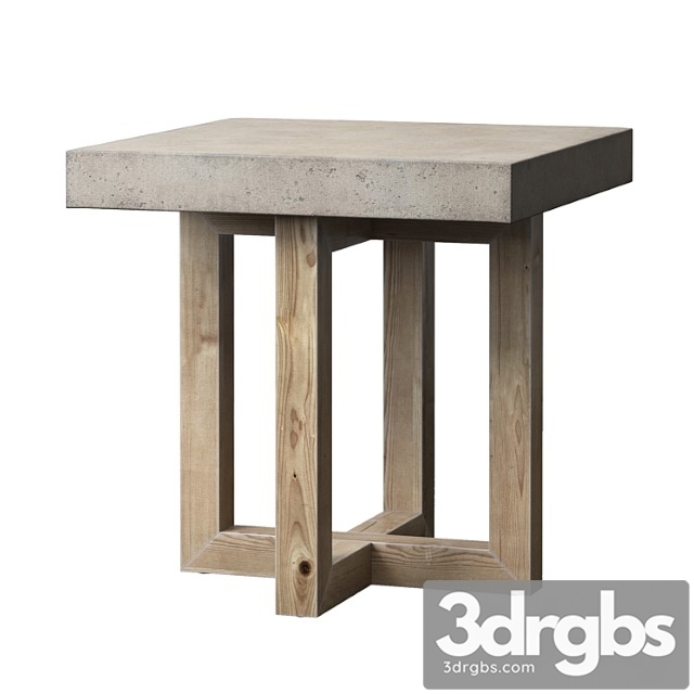 Heston square side table - thumbnail 1