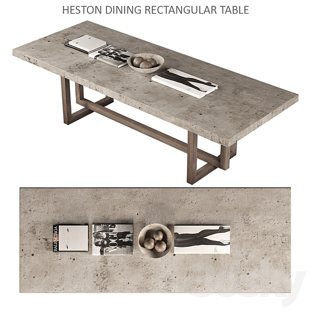 heston table 3DSMax File - thumbnail 1