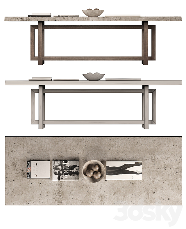 heston table 3DSMax File - thumbnail 3