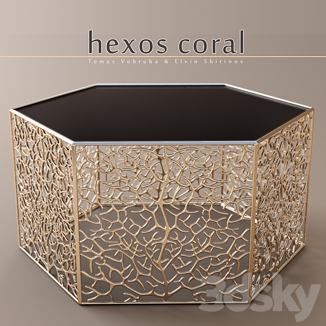 Hexos Coral by Elvin Shirinov 3DS Max Model - thumbnail 1