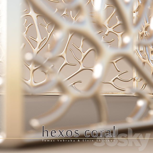 Hexos Coral by Elvin Shirinov 3DS Max Model - thumbnail 3