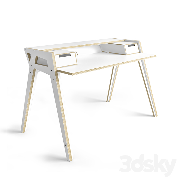 HIS – Work Hard Table 3DS Max - thumbnail 2