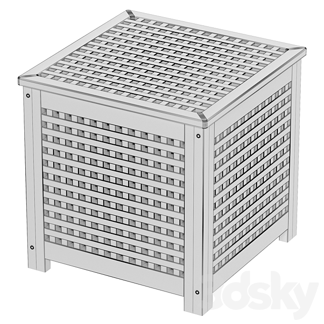 HOL IKEA coffee table 3DS Max Model - thumbnail 3