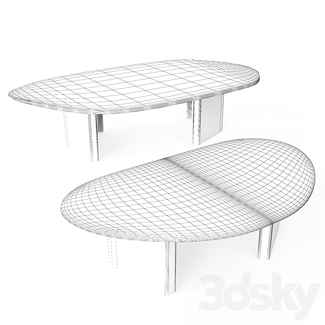 Holly Hunt _ Madagascar coctail table 3DSMax File - thumbnail 3