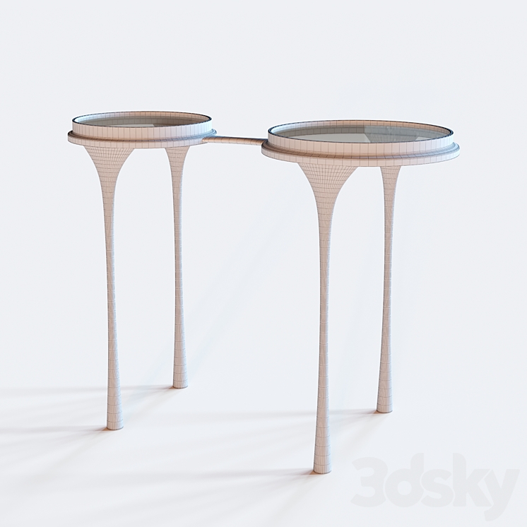 Holly Hunt Spectacles Side Table 3DS Max - thumbnail 2