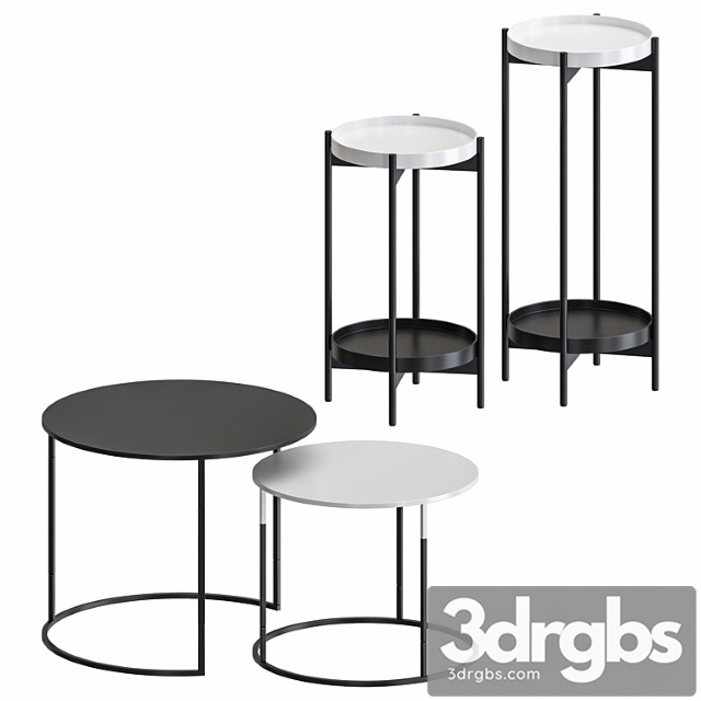 Hollyhome collection – coffee tables set - thumbnail 1