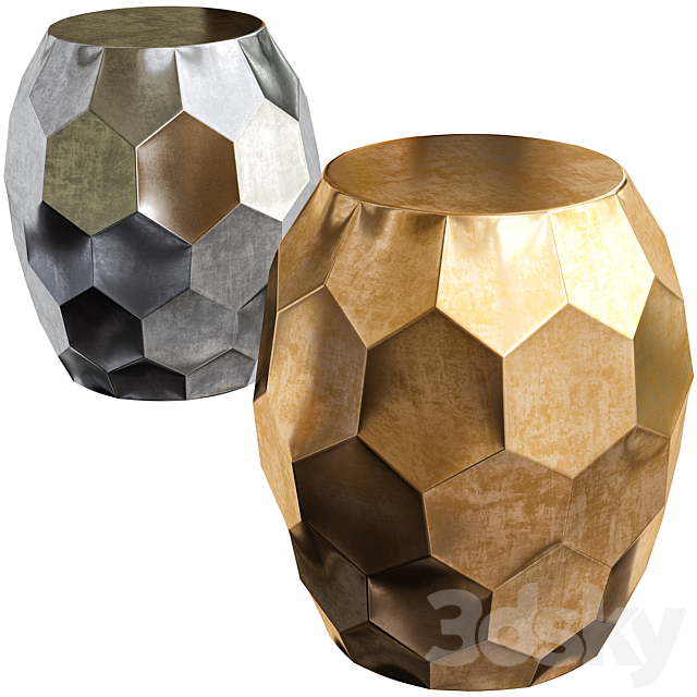 Honeycomb Side Table 3DSMax File - thumbnail 1