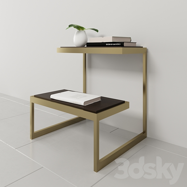 Hooker Furniture. Curata End Table 3ds Max - thumbnail 1