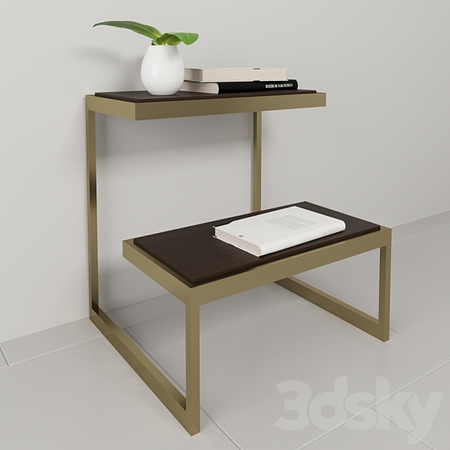 Hooker Furniture. Curata End Table 3ds Max - thumbnail 2